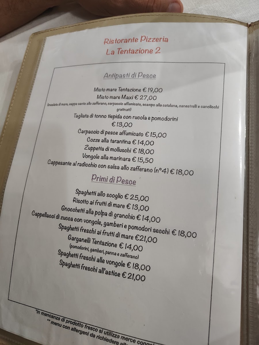 Menu La Tentazione 2 Dei F.lli Trotta-7