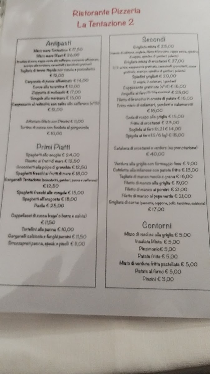 Menu La Tentazione 2 Dei F.lli Trotta-9