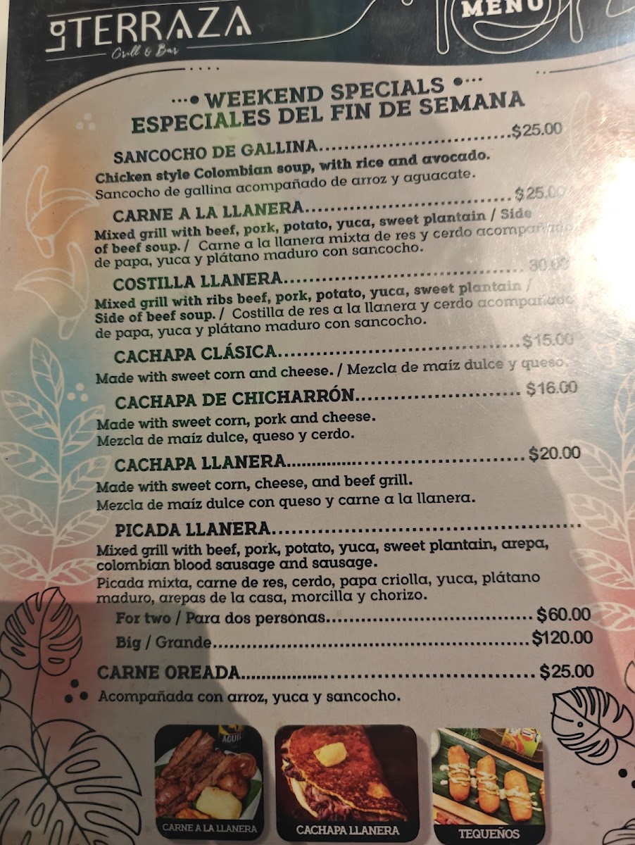 Menu La Terraza Grill & Bar-9