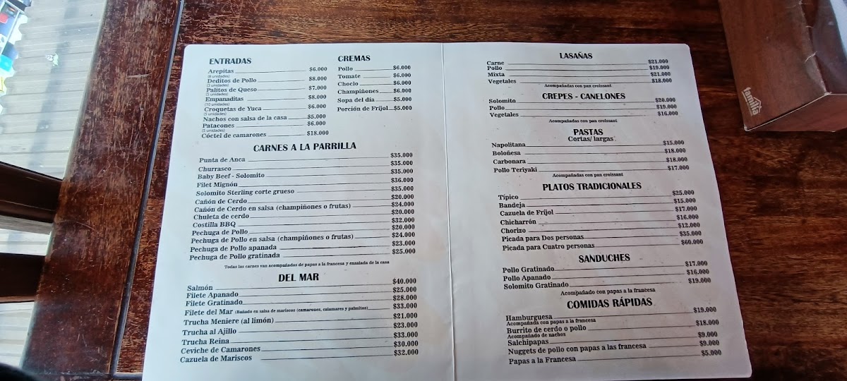 Menu La Terraza Restaurante Bar-2