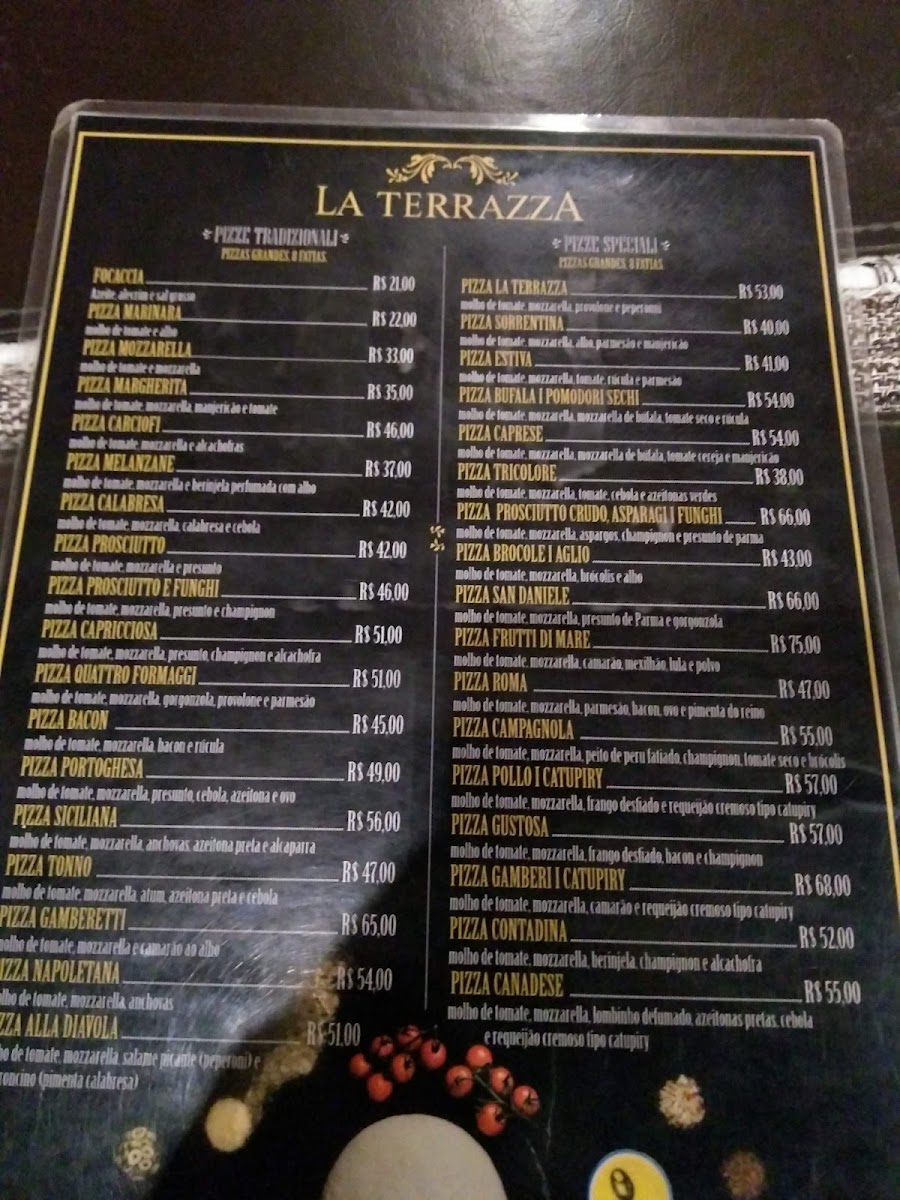 Menu La Terrazza Ristorante Italiano-1