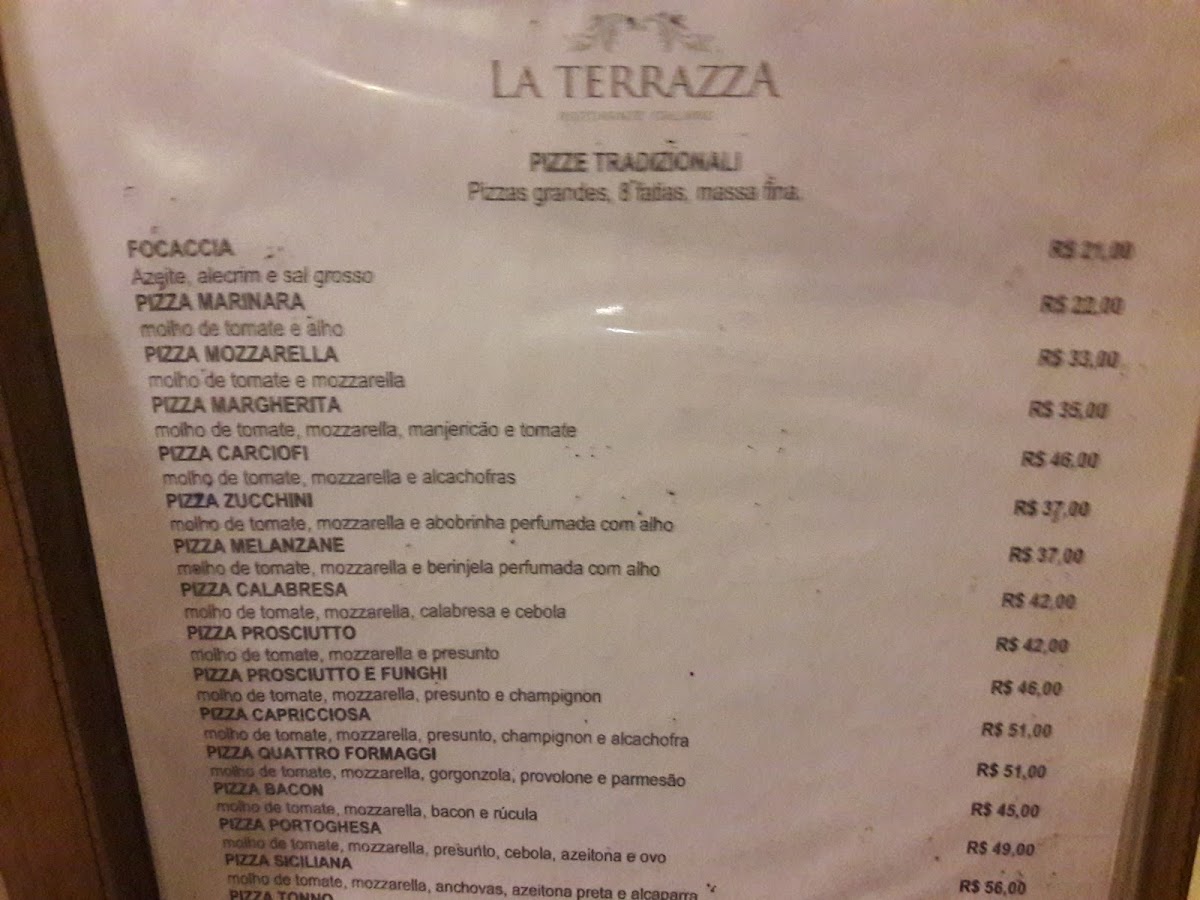 Menu La Terrazza Ristorante Italiano-9