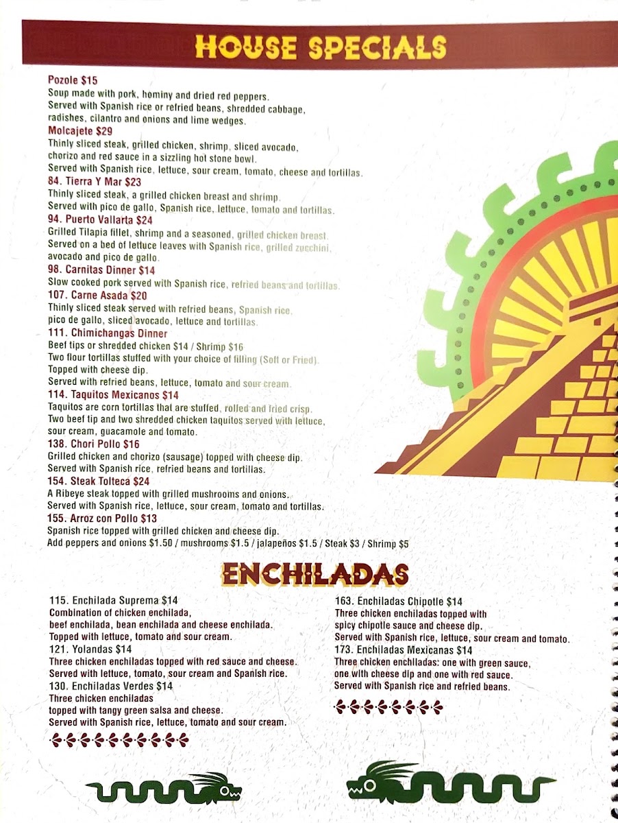 Menu La Tolteca Mexican Restaurant-7