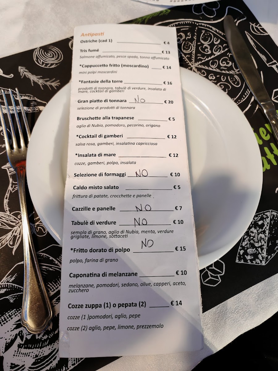 Menu La Torre Di Nubia-3
