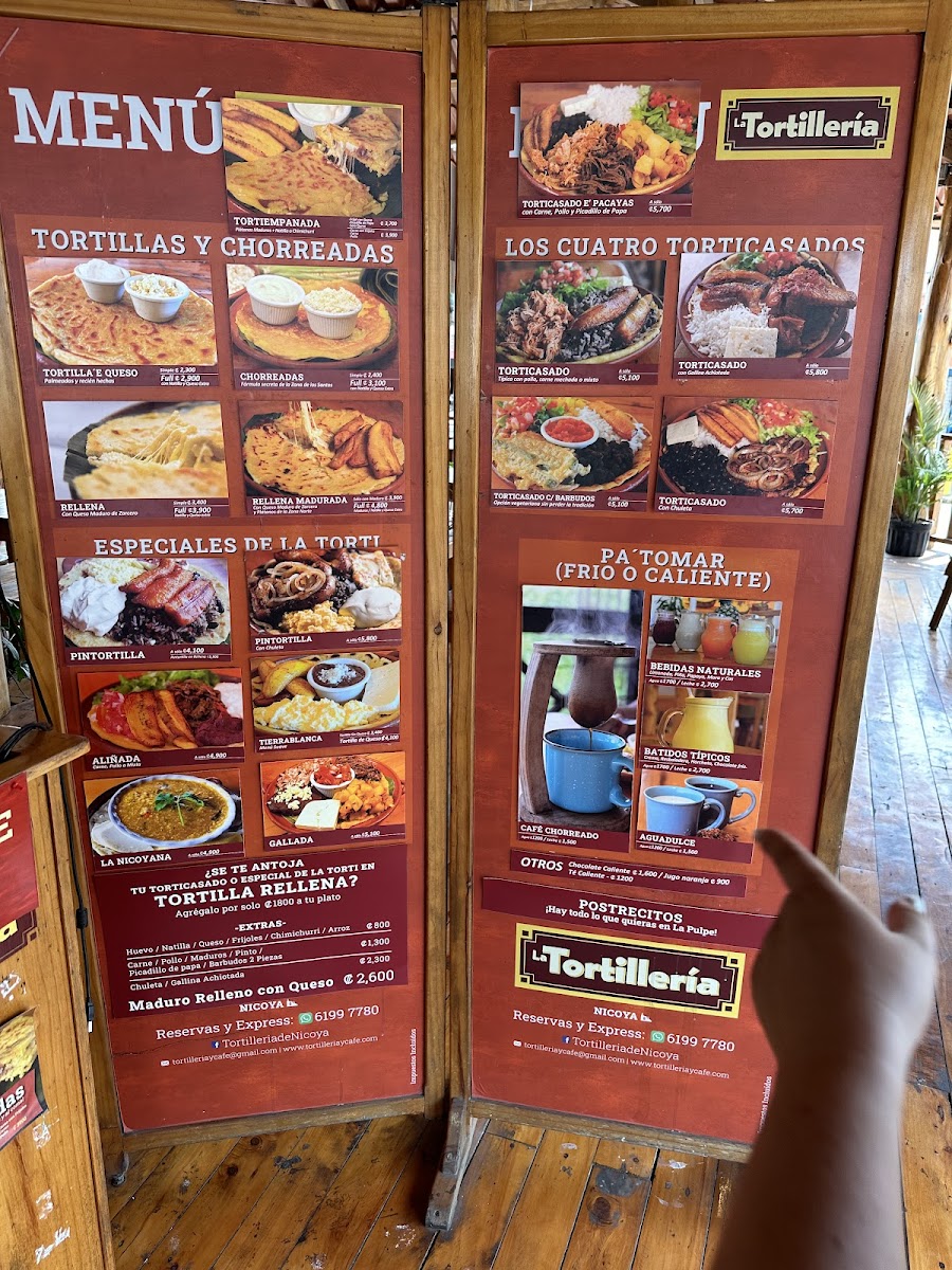 Menu La Tortillería Nicoya-2