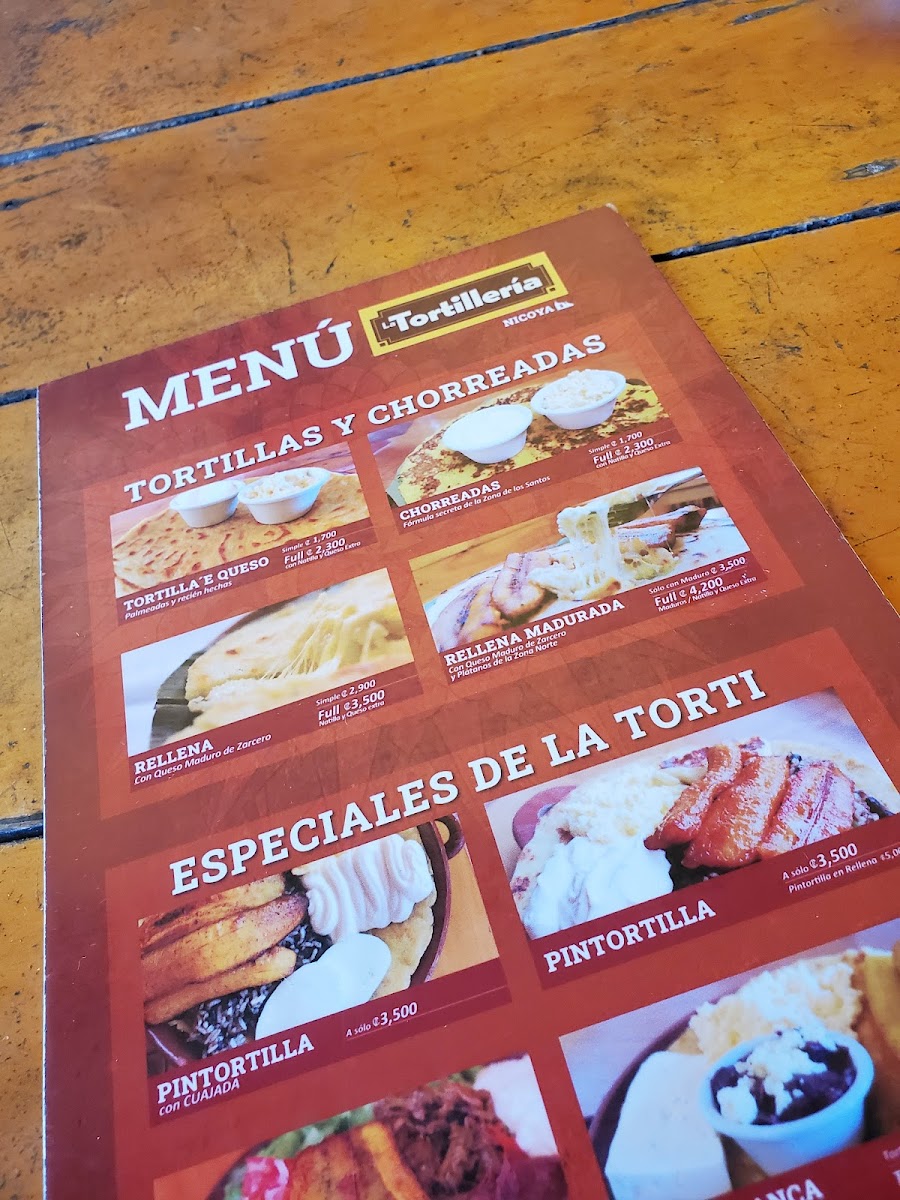 Menu La Tortillería Nicoya-7