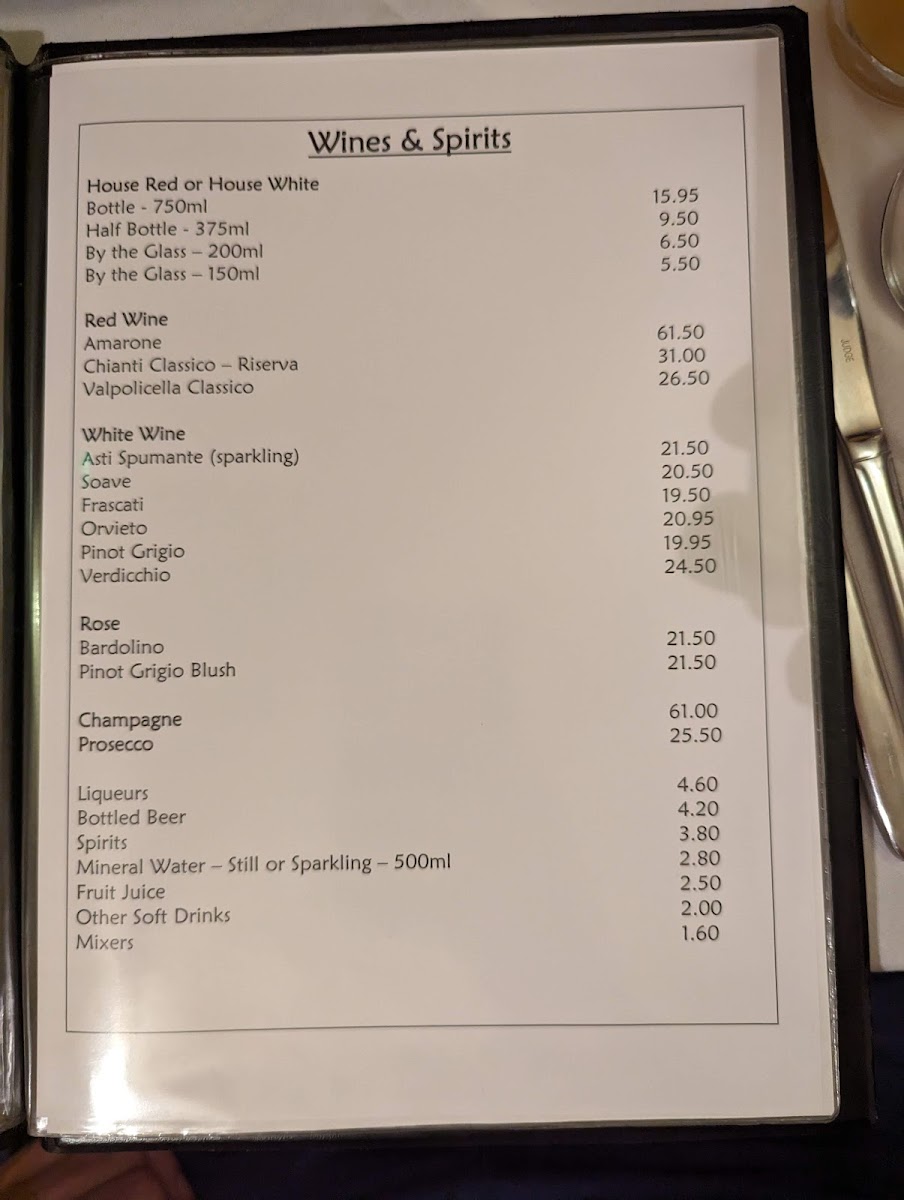 Menu La Trattoria-2