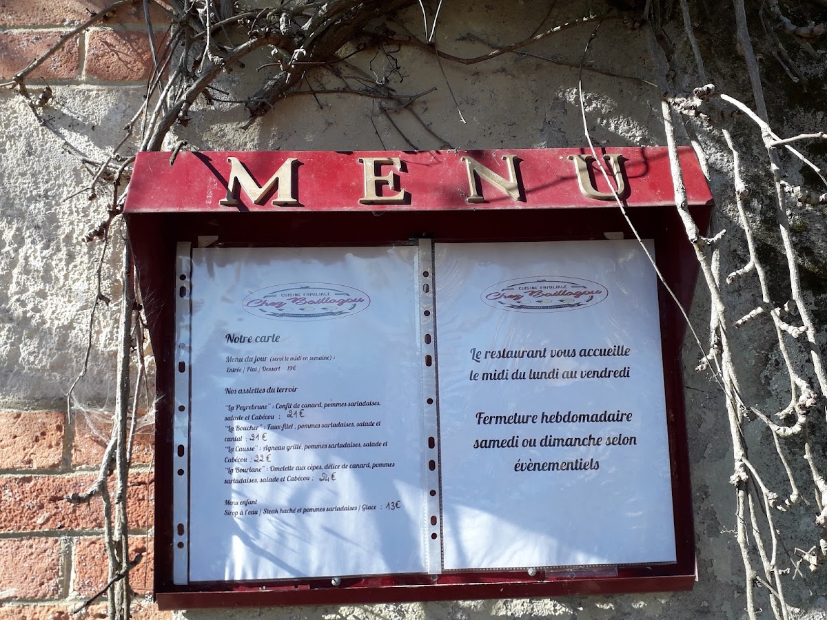 Menu La Tuilerie Sarl - Chez Baillagou-4