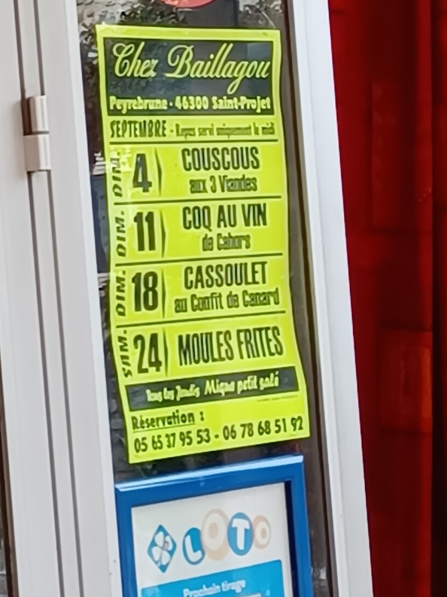 Menu La Tuilerie Sarl - Chez Baillagou-7