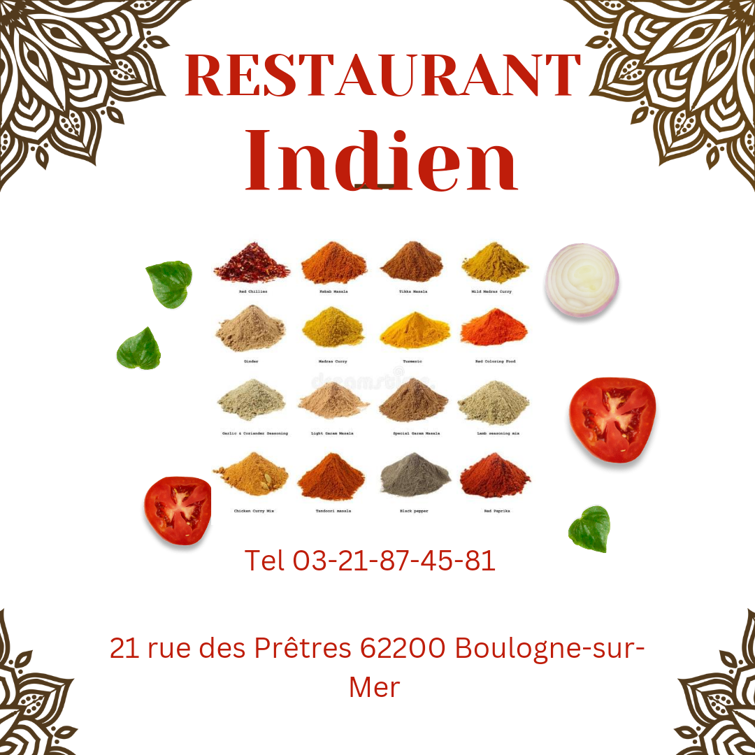 Menu La Vallée Du Kashmir ! Since 2003-4