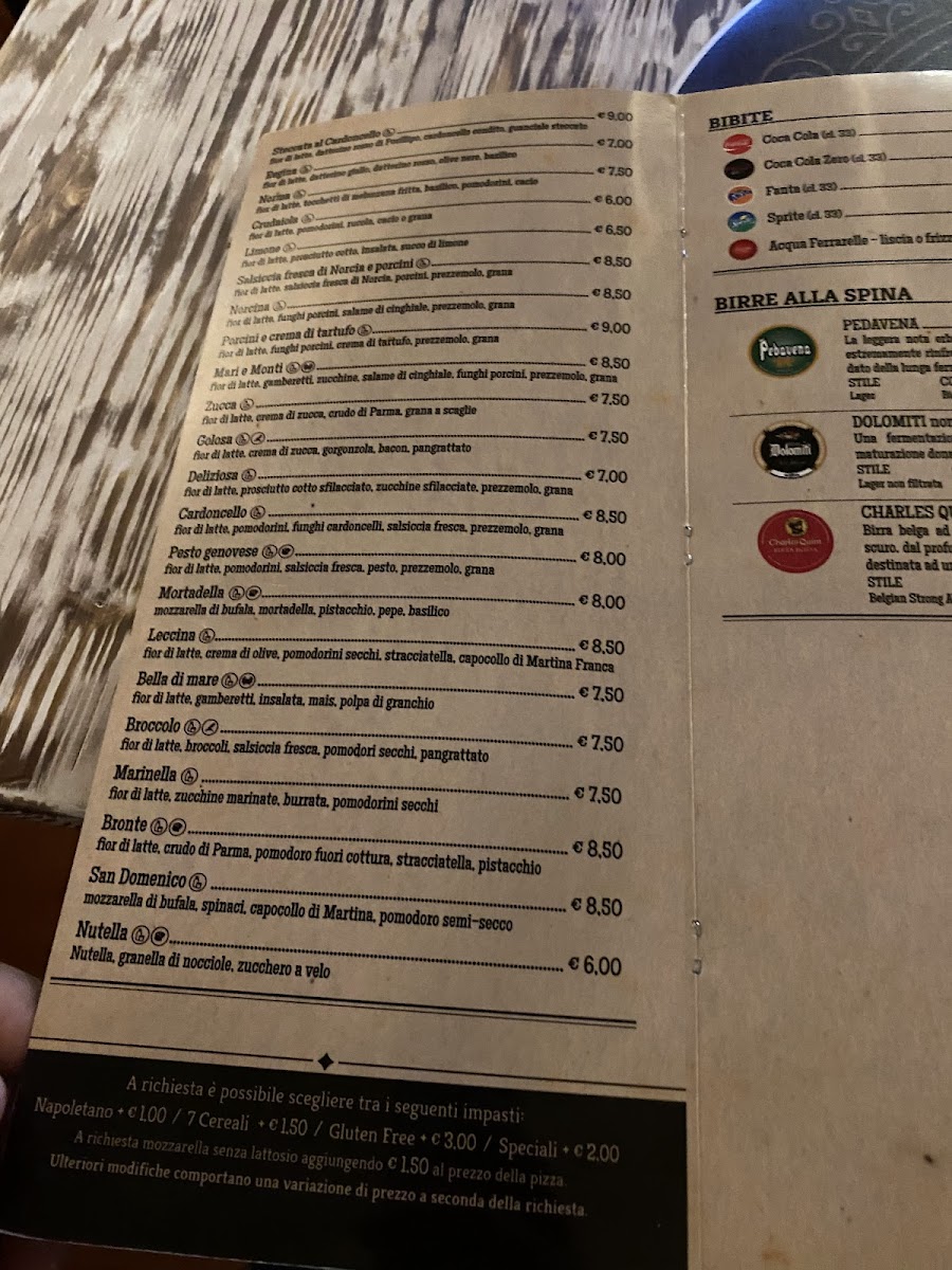 Menu La Vecchia Gioia-1