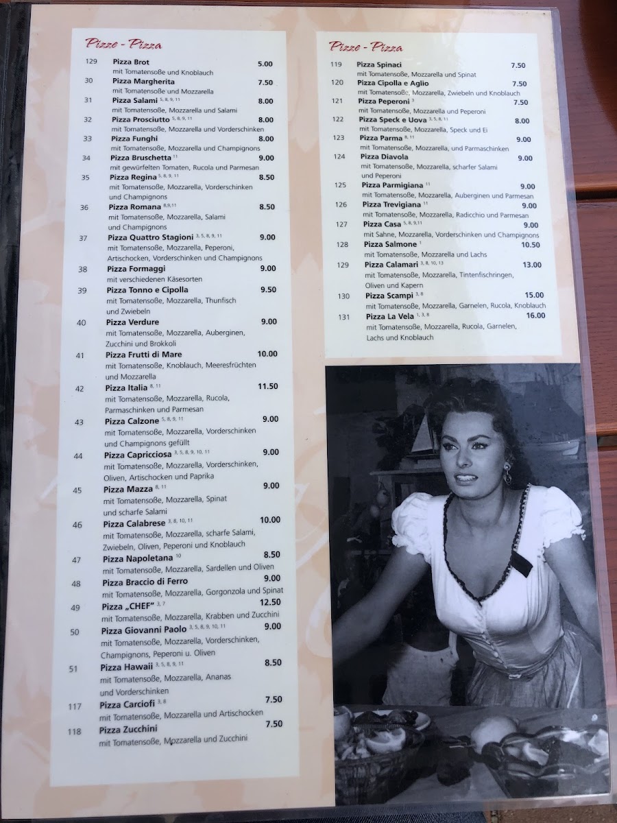 Menu La Vela Gaststätte Restaurant-5