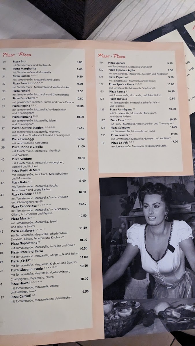 Menu La Vela Gaststätte Restaurant-7