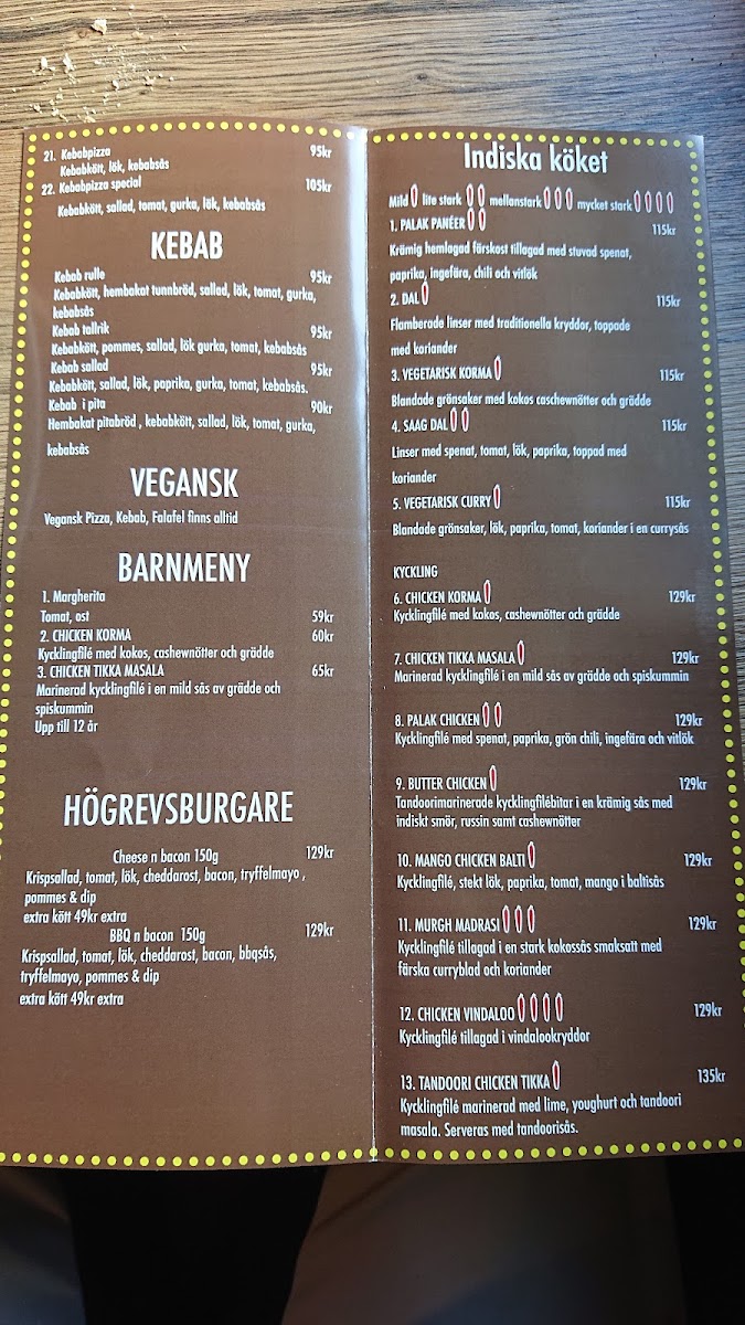 Menu La Vera-1