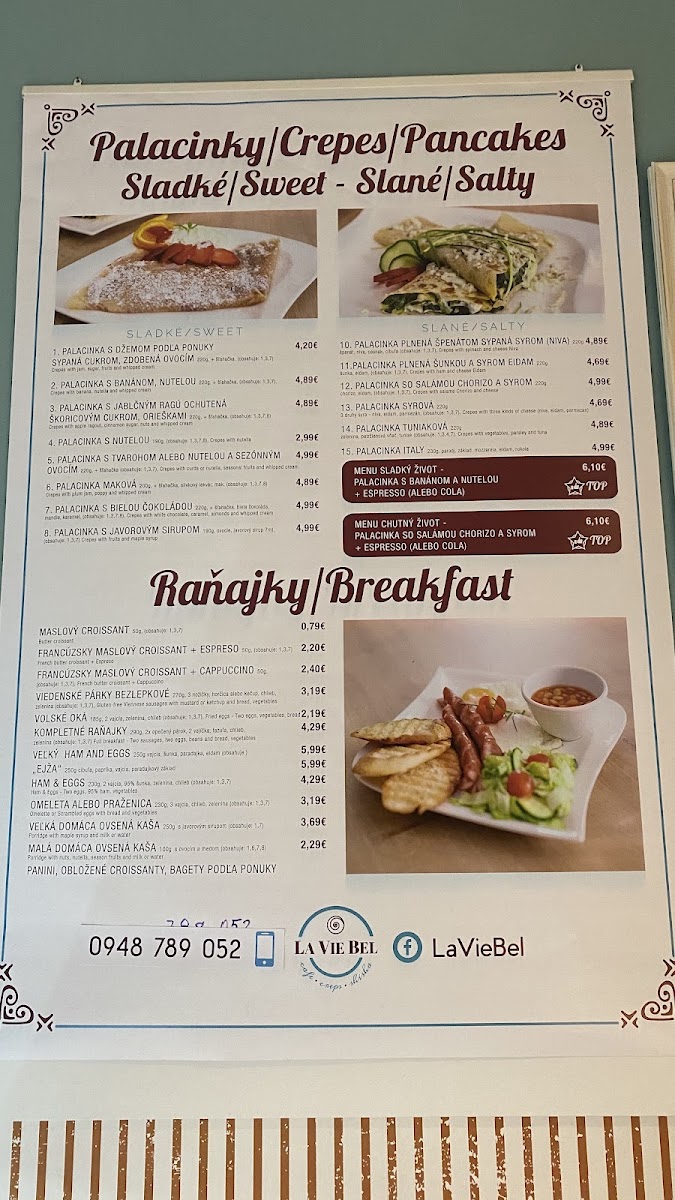 Menu La Vie Bel-2