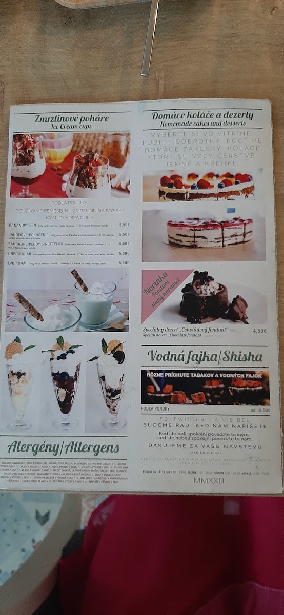 Menu La Vie Bel-7
