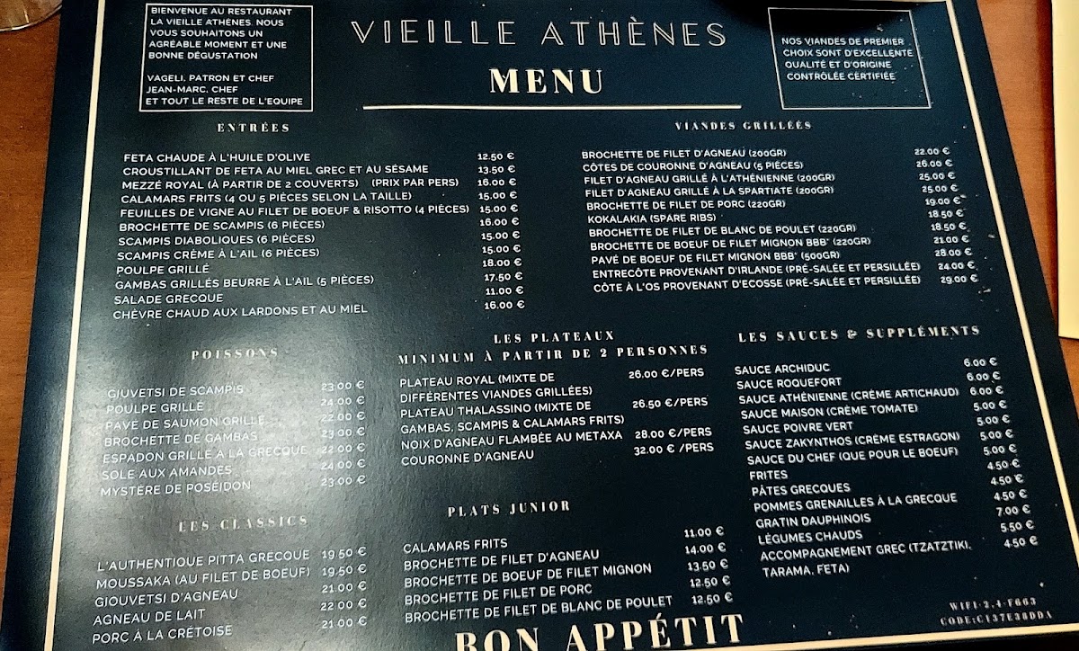 Menu La Vieille Athene-2
