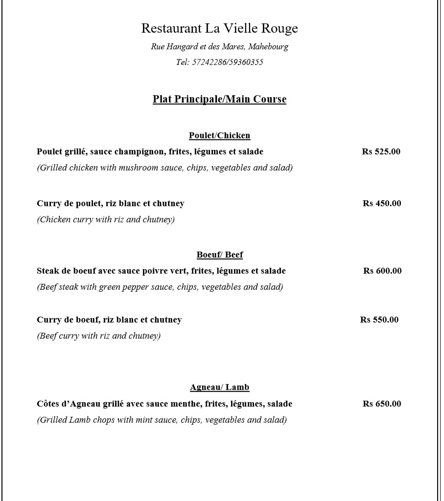 Menu La Vielle Rouge-6