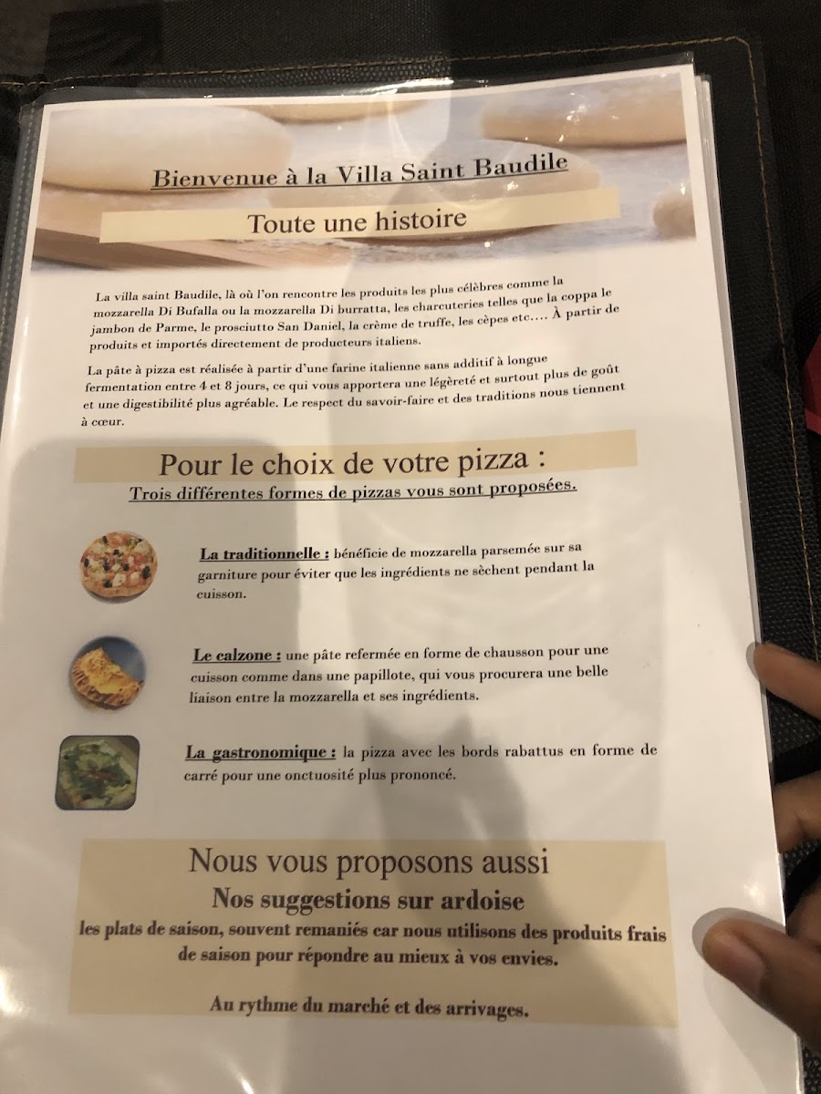 Menu La Villa Saint Baudile-1