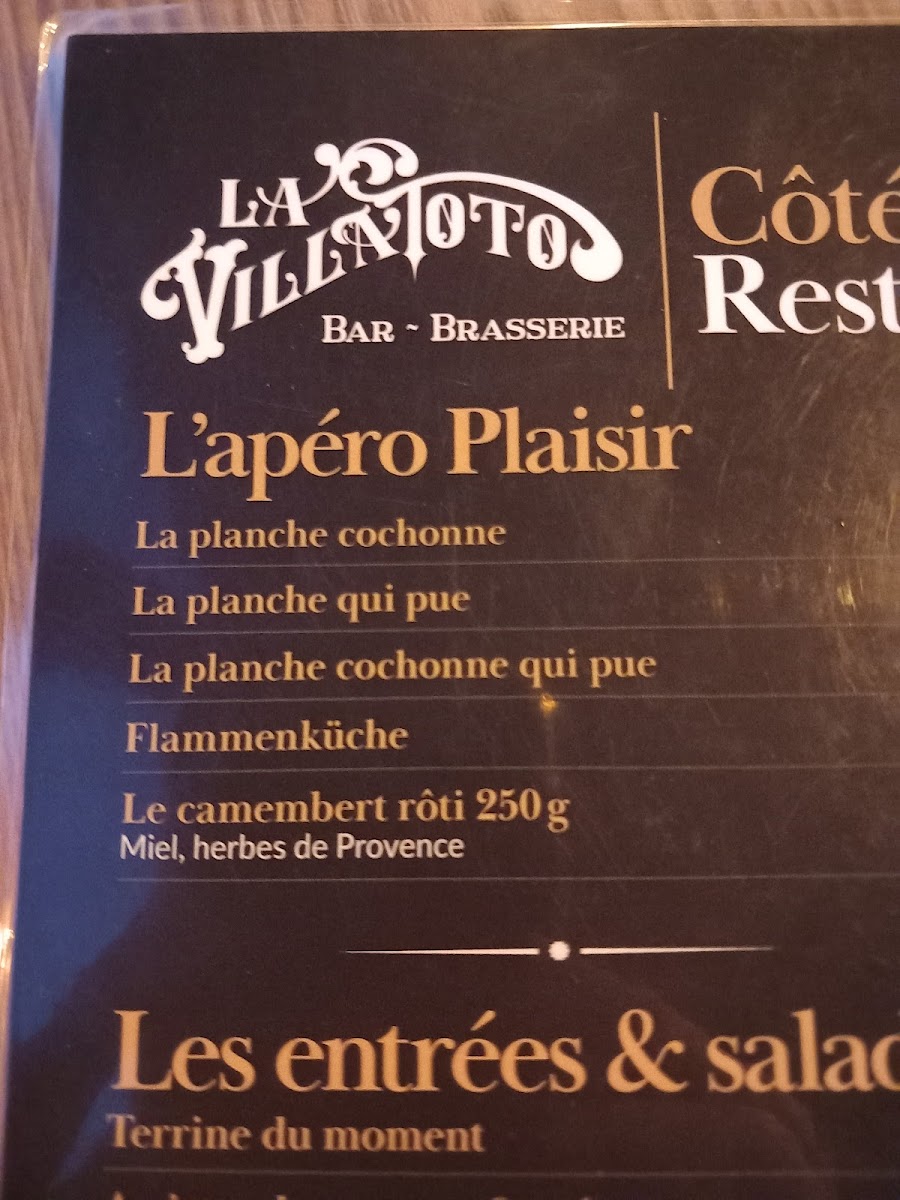 Menu La Villa Toto-2