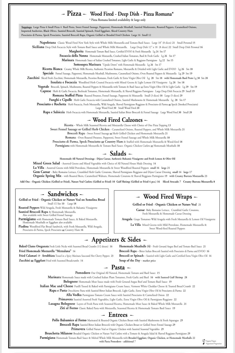 Menu La Villa-1
