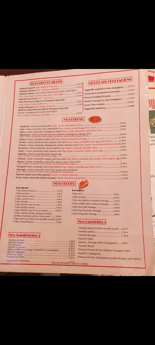 Menu La Ville D'aulnay-9