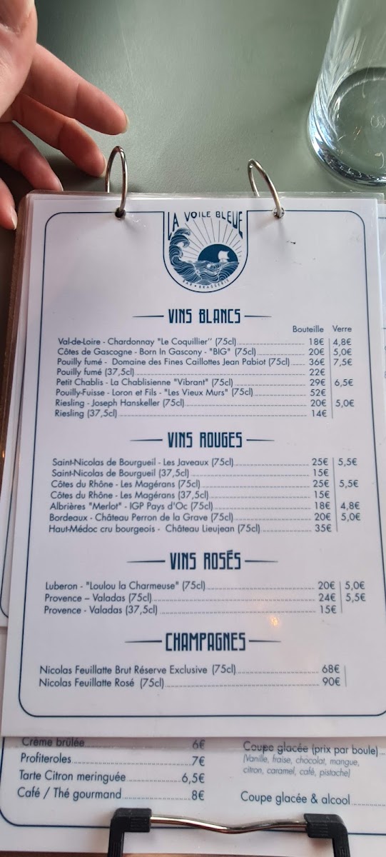 Menu La Voile Bleue-5