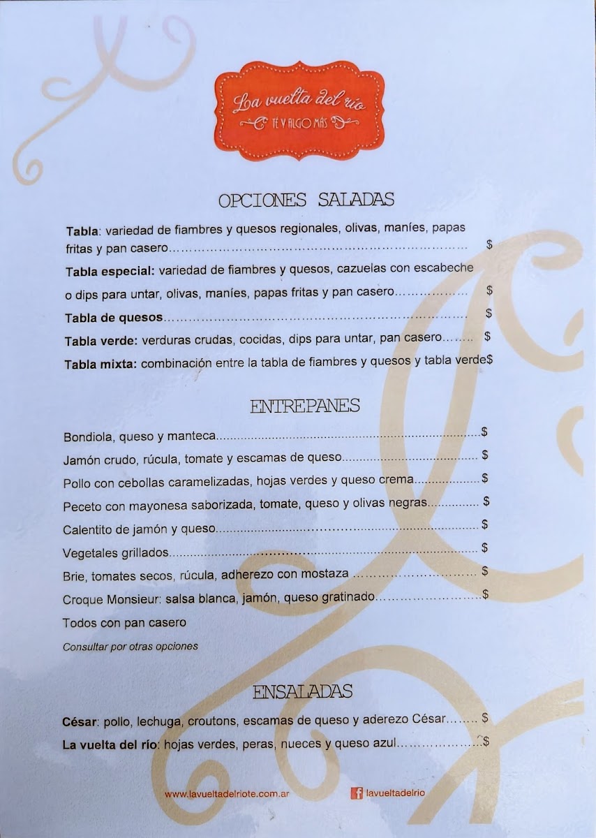 Menu La Vuelta Del Río-3