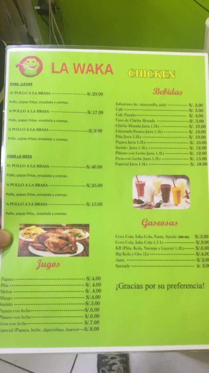 Menu La Waka Fastfood-2