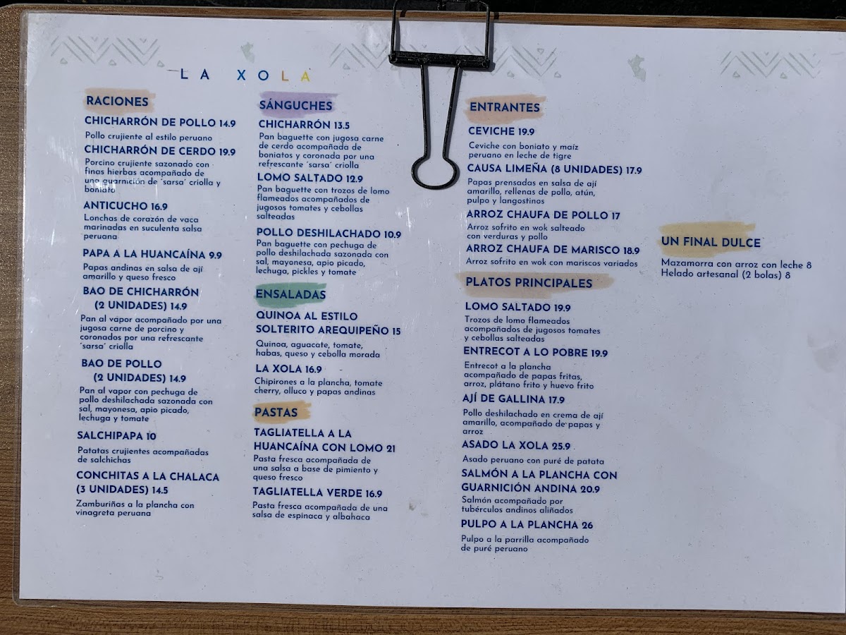 Menu La Xola Peruano-3