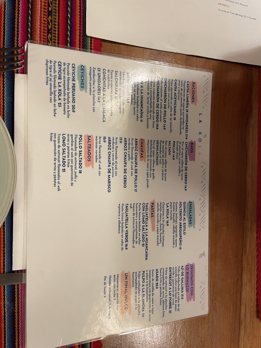 Menu La Xola Peruano-4