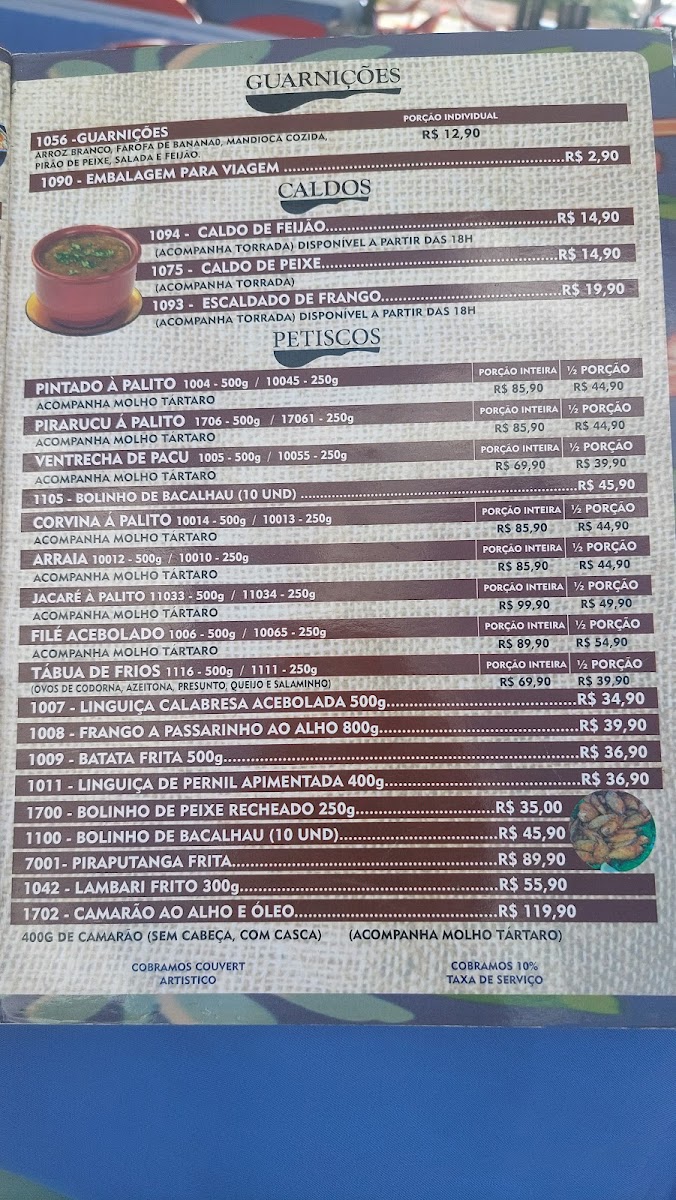 Menu Lacerda Peixe & Grill (Orla Do Porto)-1