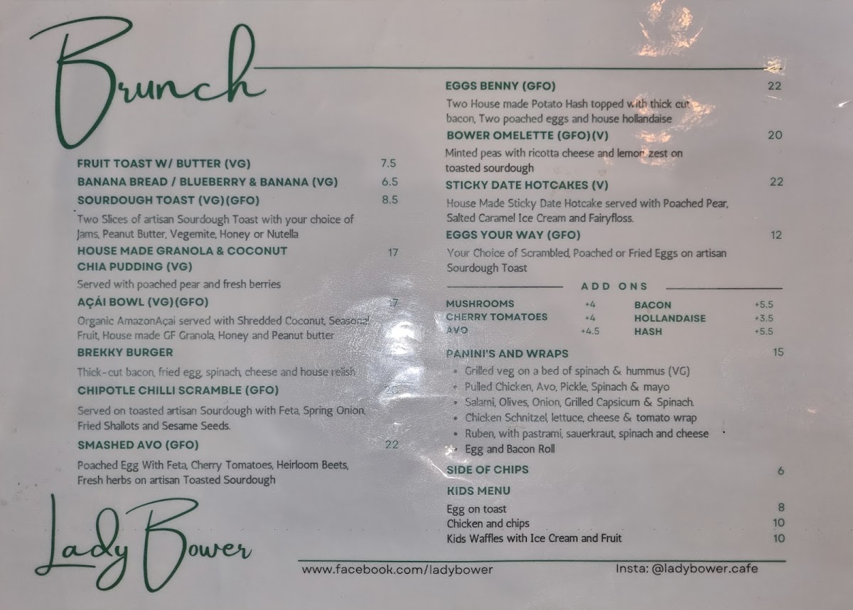 Menu Lady Bower Cafe-5