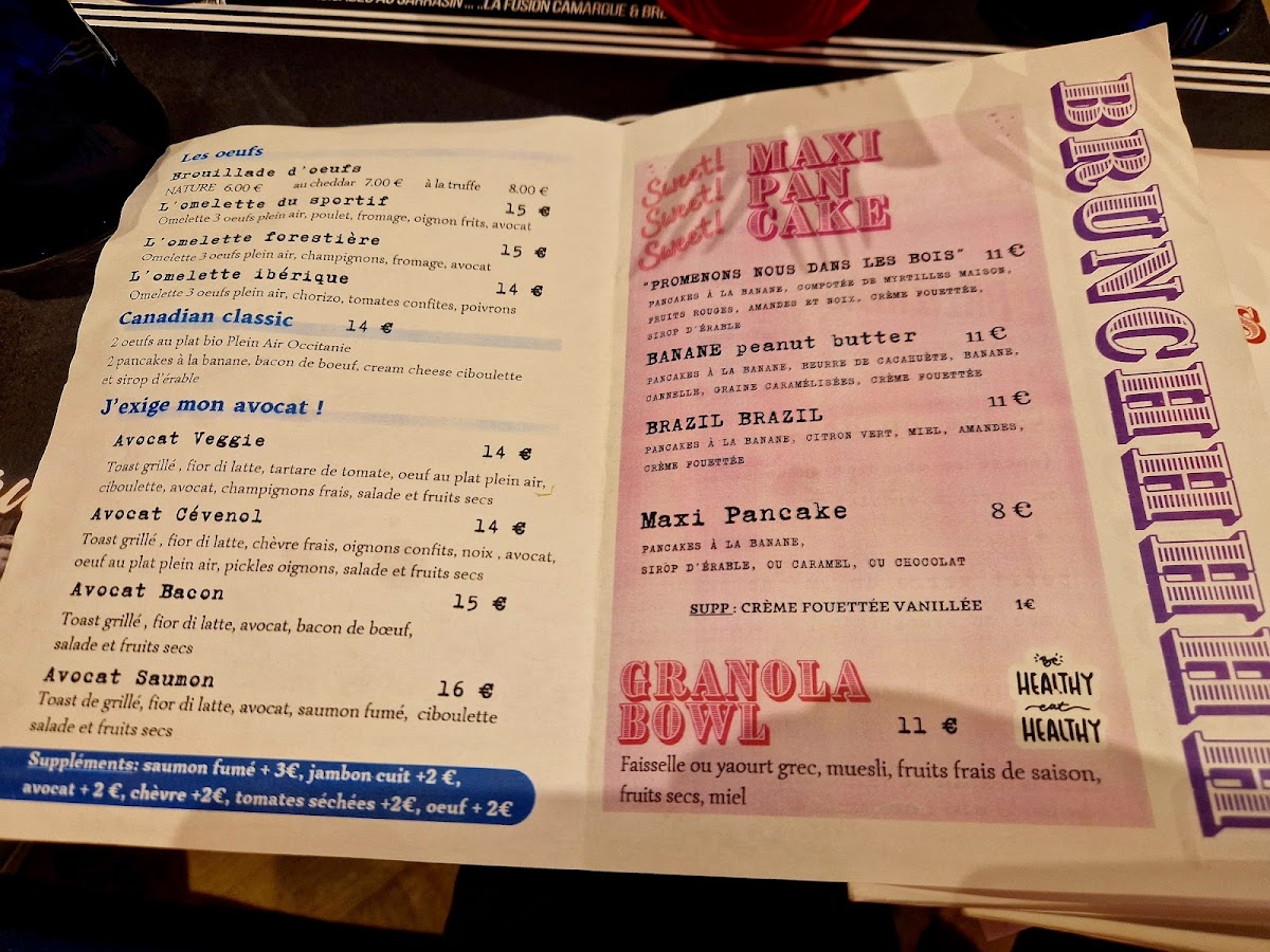 Menu Lady Glagla / Crêperie / Brunch-1