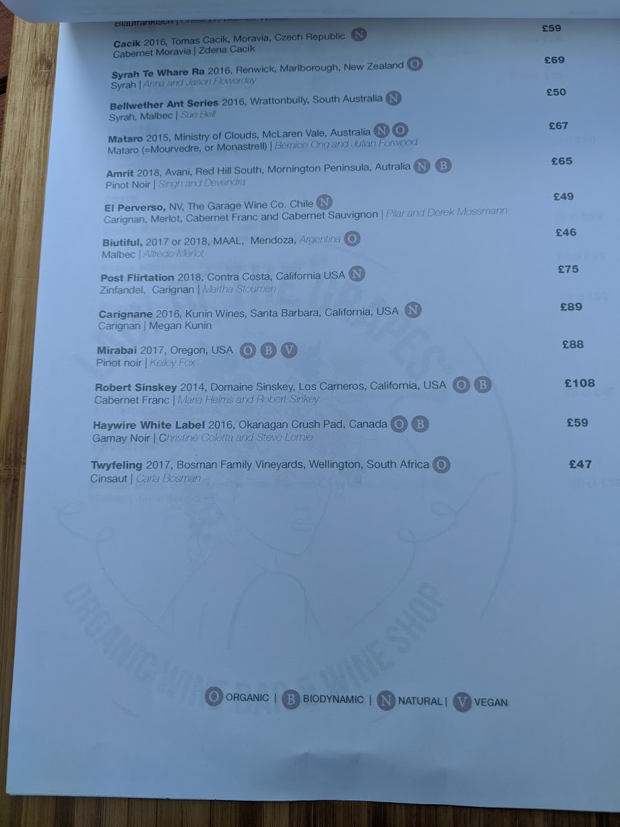 Menu Lady Of The Grapes-9
