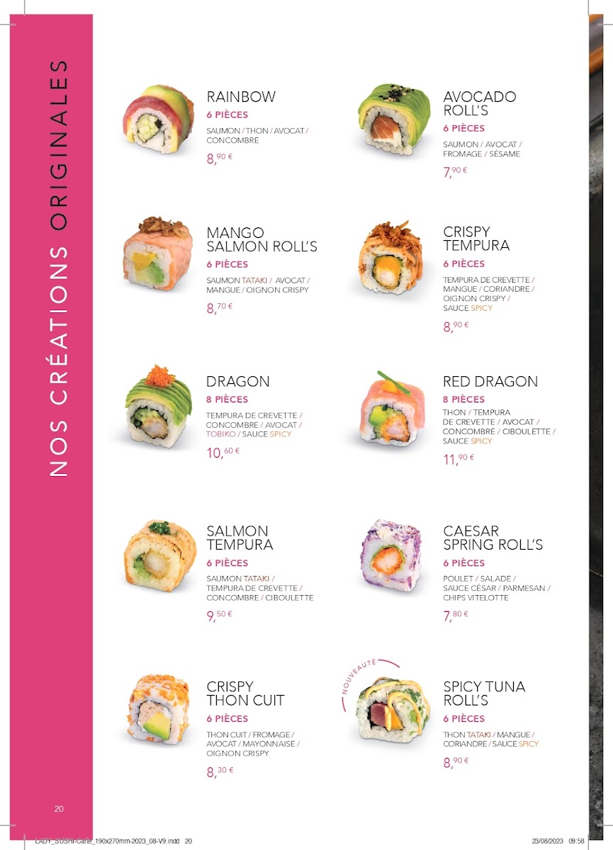 Menu Lady Sushi Gières-3