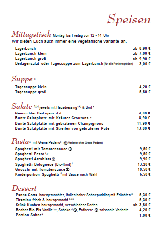 Menu Lagerhäusle - Das Kultur-Restaurant-3