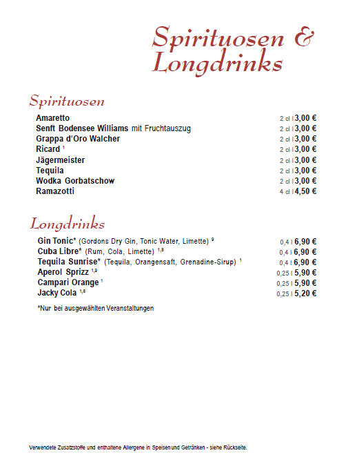 Menu Lagerhäusle - Das Kultur-Restaurant-5