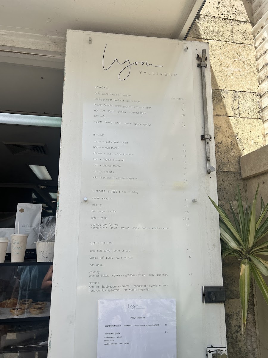 Menu Lagoon Yallingup-3