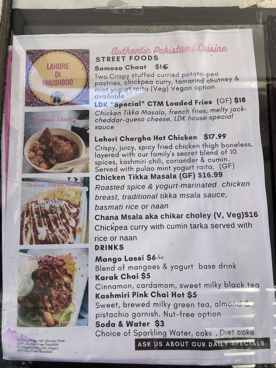 Menu Lahore Di Khushboo-1