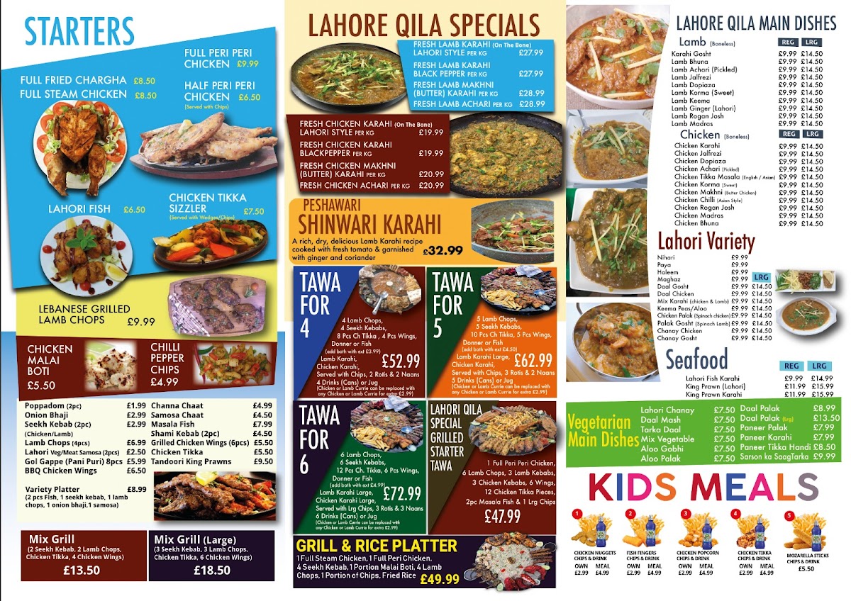 Menu Lahore Qila Restaurant-1