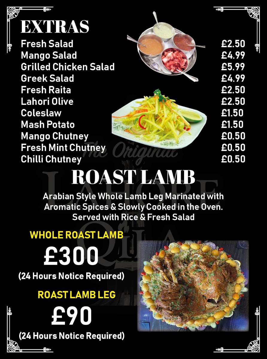 Menu Lahore Qila Restaurant-10