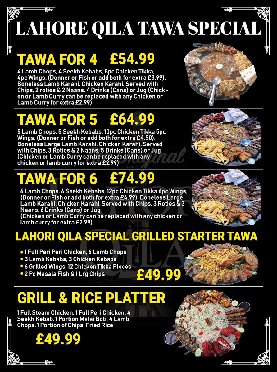 Menu Lahore Qila Restaurant-8