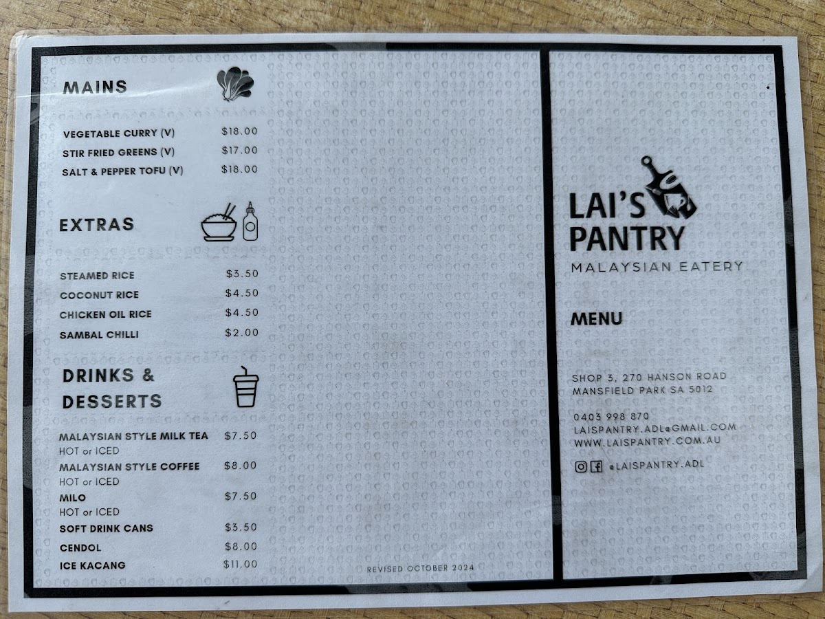 Menu Lai's Pantry - Malaysian Eatery-5