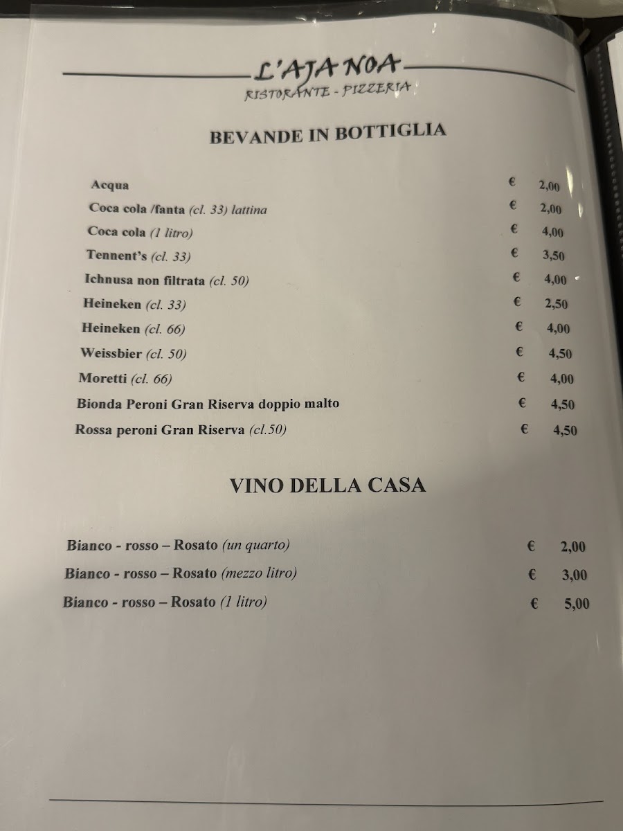 Menu L’Aja Noa Guagnano Ristorante Pizzeria-4