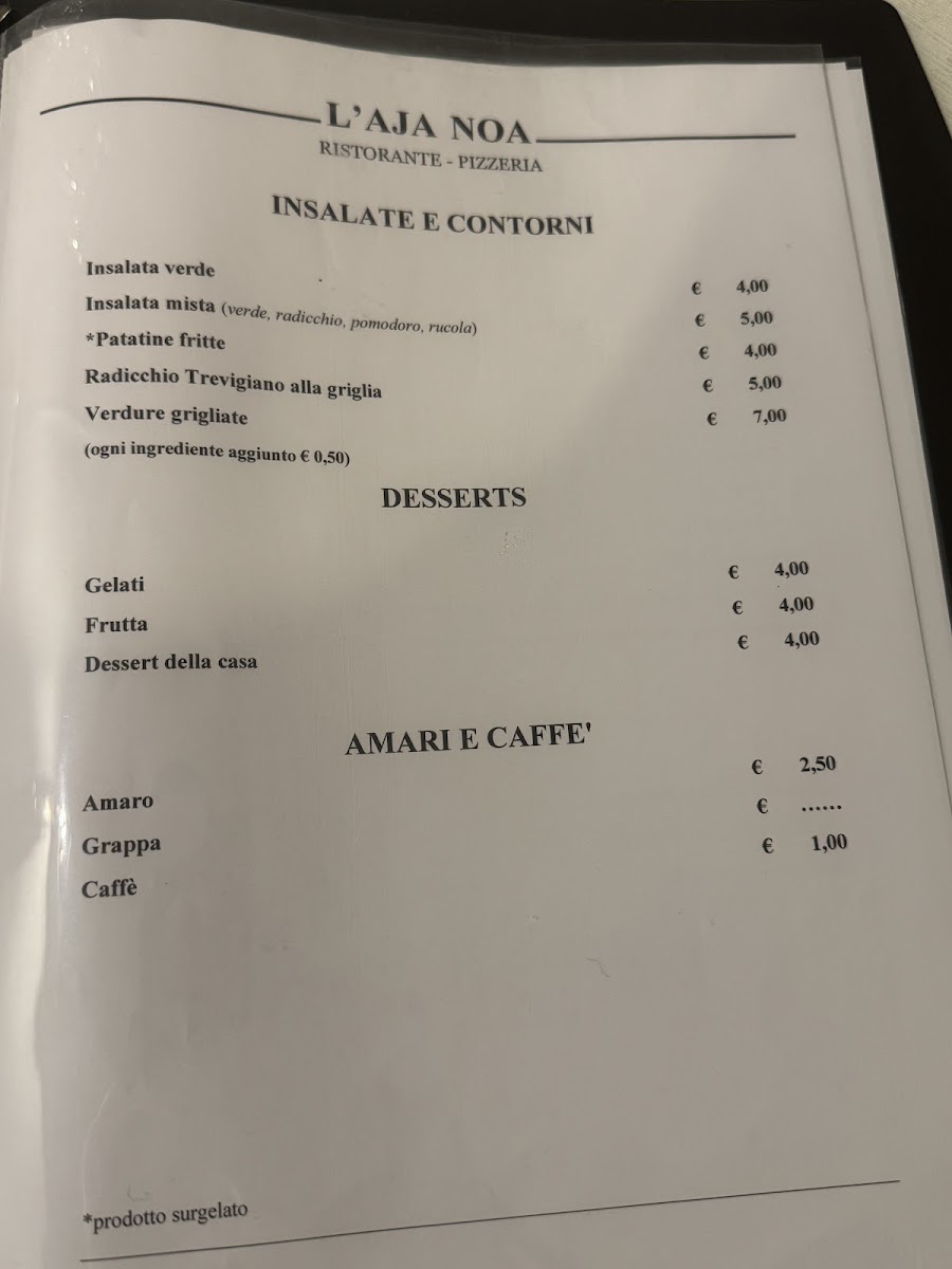 Menu L’Aja Noa Guagnano Ristorante Pizzeria-5