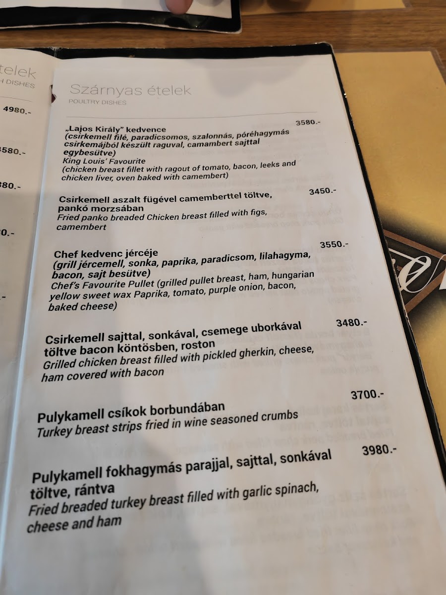 Menu Lajos Király Étterem-3