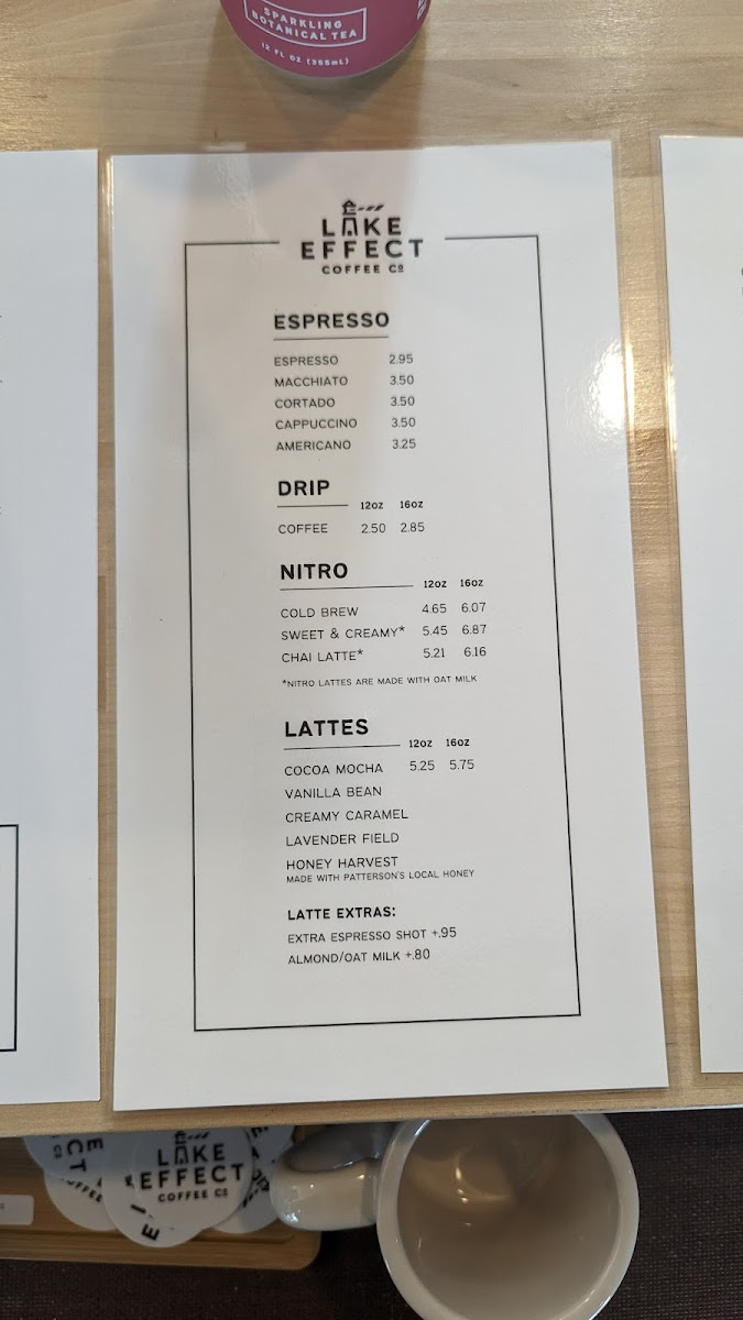 Menu Lake Effect Coffee Company-7