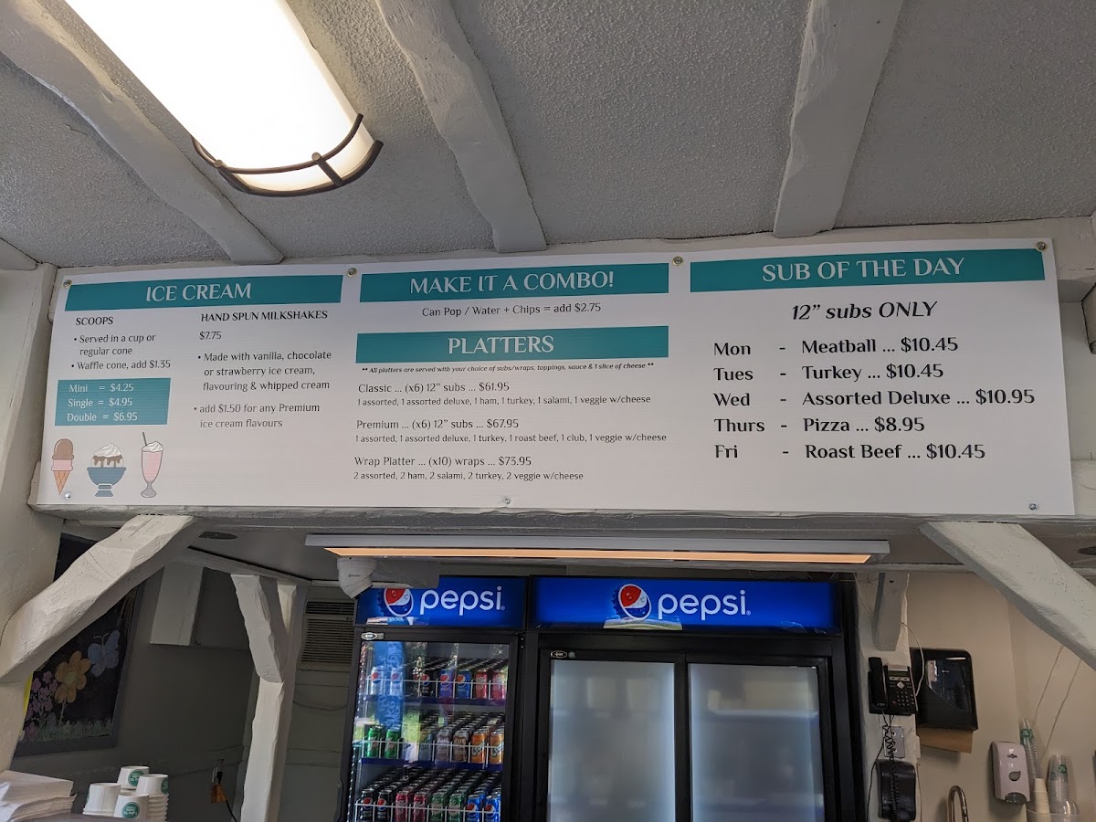 Menu Lake Street Subs & Creamery Inc.-3