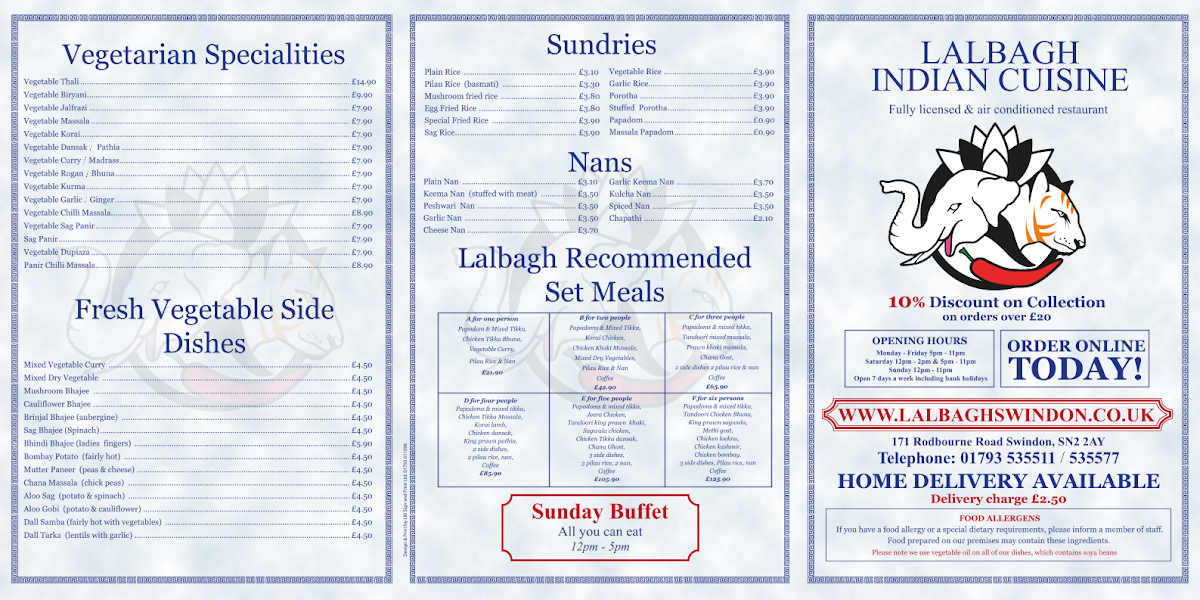 Menu Lalbagh Indian Cuisine-2